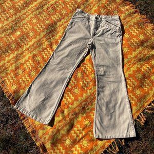 Levis 32/33 high waisted flares wide leg vintage vtg jeans vintage cream beige